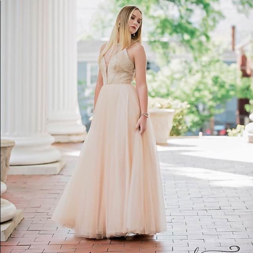 Blush Prom Dress